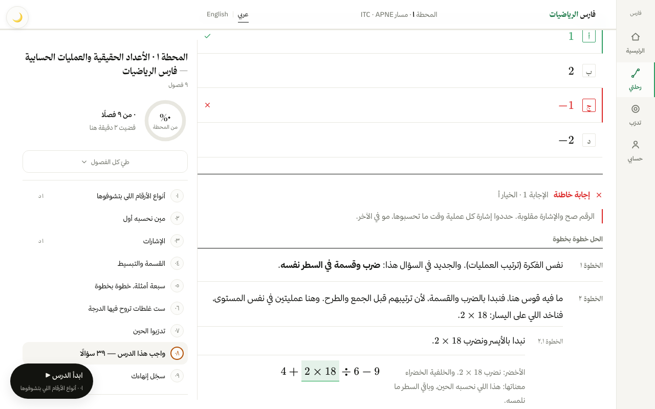 أين أخطأت