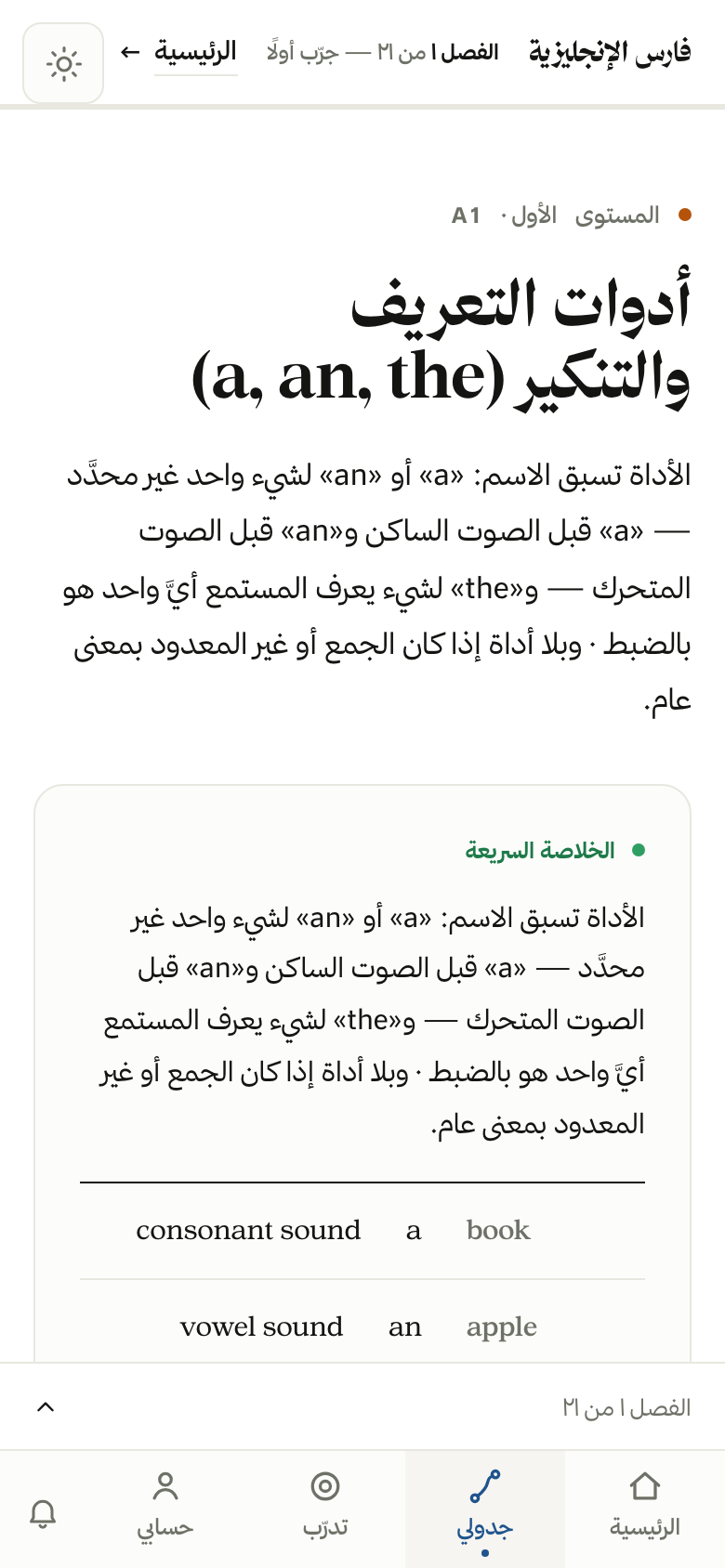 القواعد بالشرح والتطبيق — من منصة فارس الإنجليزية